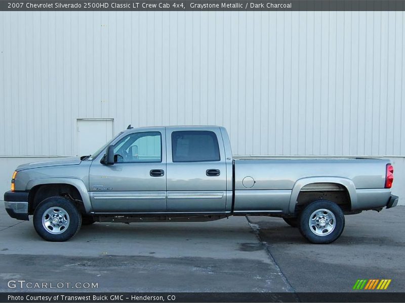 Graystone Metallic / Dark Charcoal 2007 Chevrolet Silverado 2500HD Classic LT Crew Cab 4x4