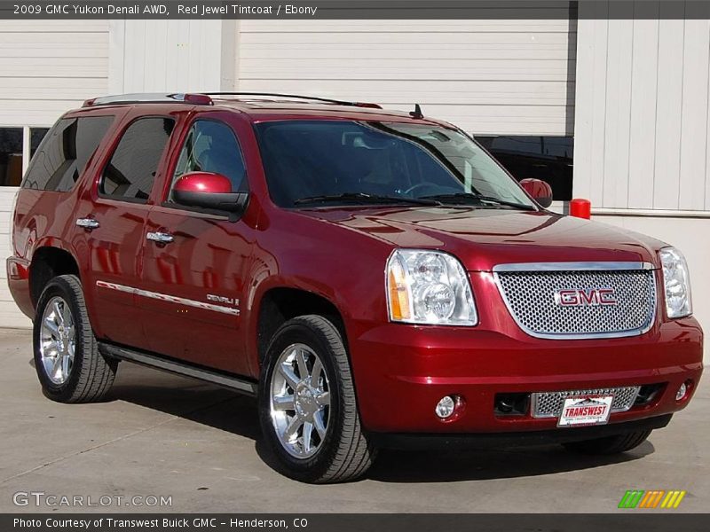 Red Jewel Tintcoat / Ebony 2009 GMC Yukon Denali AWD