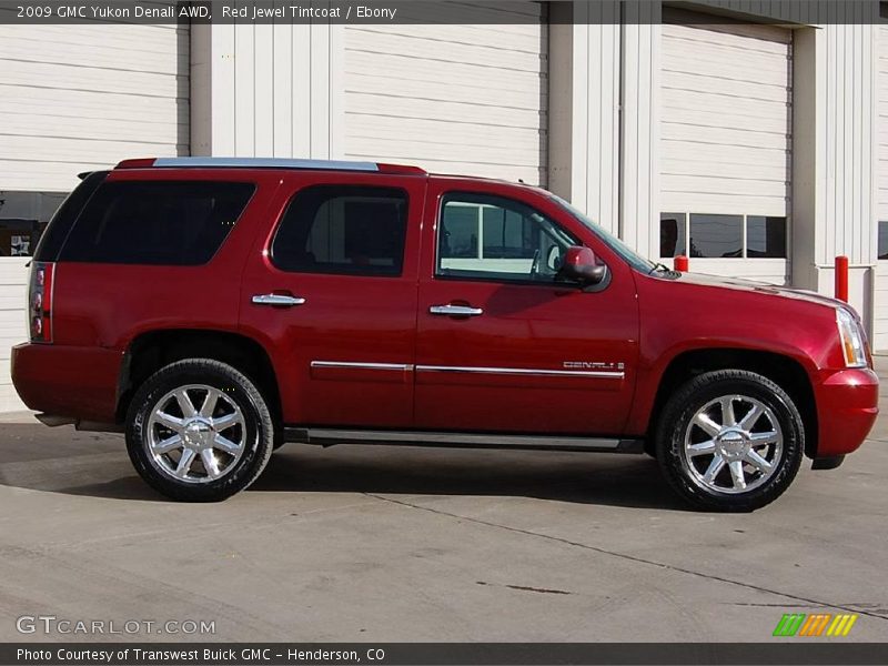 Red Jewel Tintcoat / Ebony 2009 GMC Yukon Denali AWD