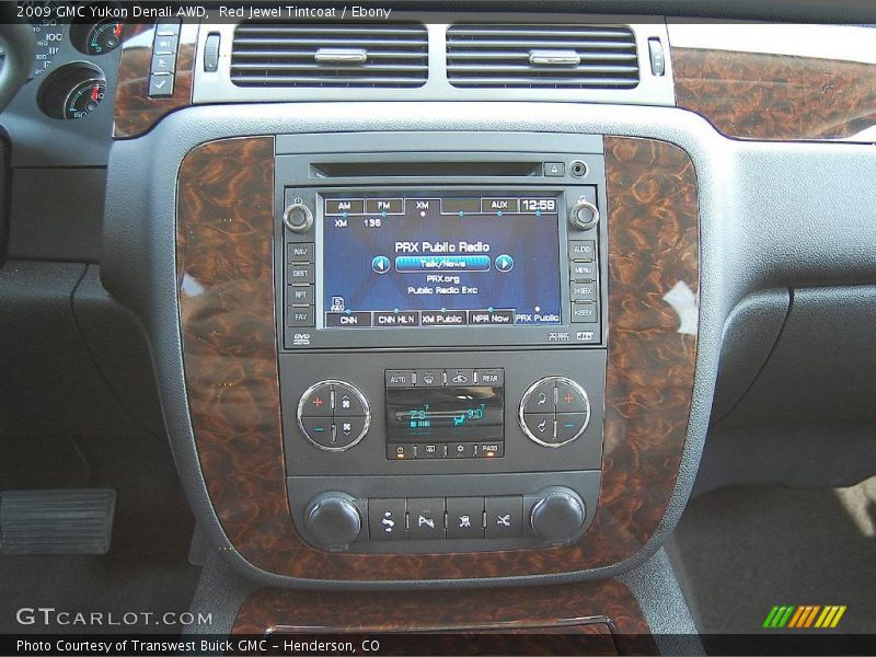 Red Jewel Tintcoat / Ebony 2009 GMC Yukon Denali AWD
