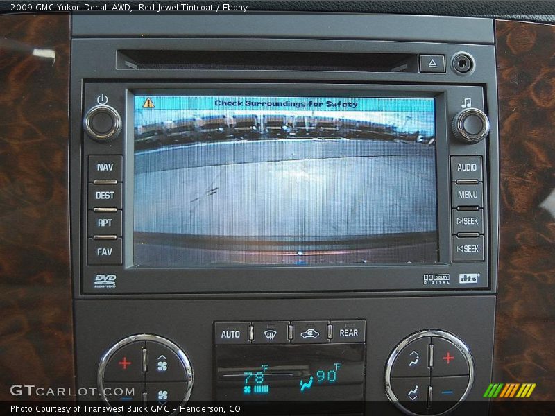 Red Jewel Tintcoat / Ebony 2009 GMC Yukon Denali AWD
