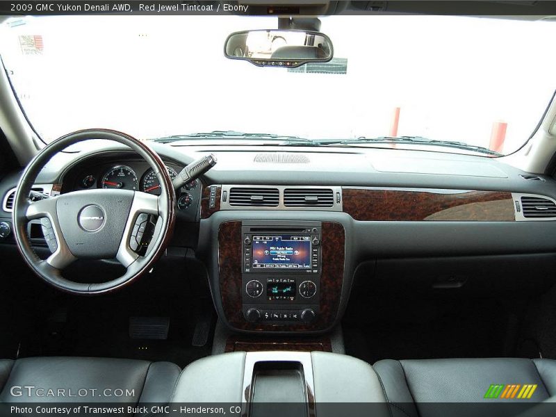 Red Jewel Tintcoat / Ebony 2009 GMC Yukon Denali AWD