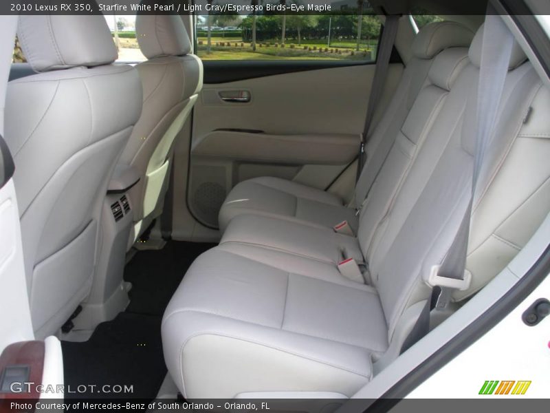 Starfire White Pearl / Light Gray/Espresso Birds-Eye Maple 2010 Lexus RX 350