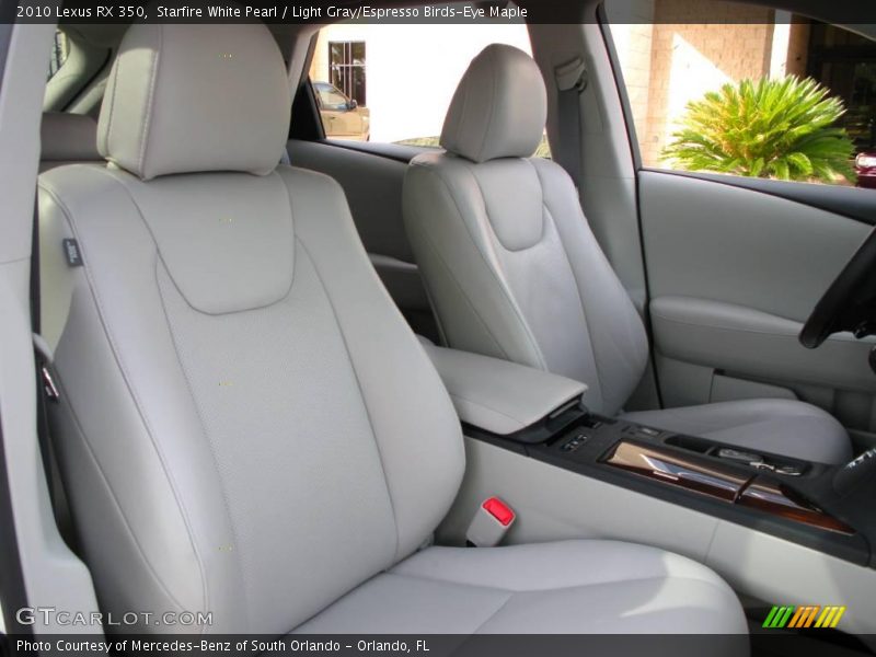 Starfire White Pearl / Light Gray/Espresso Birds-Eye Maple 2010 Lexus RX 350