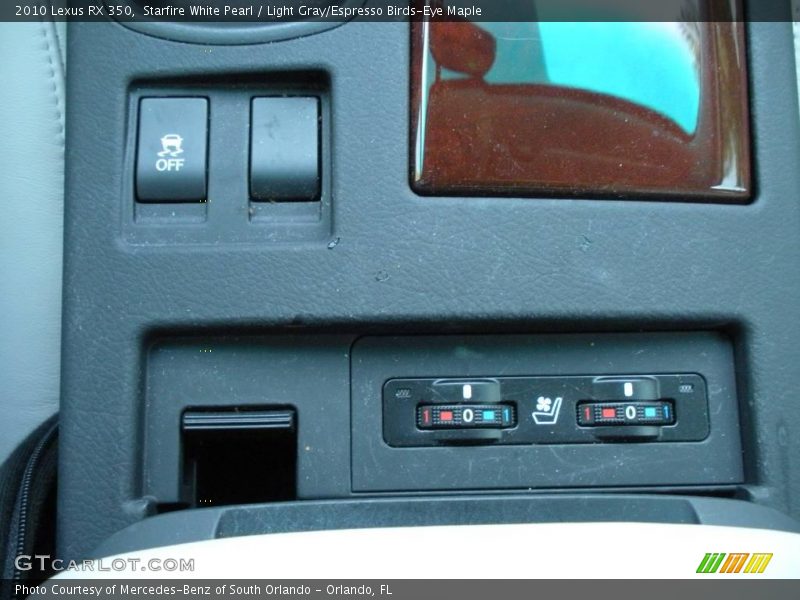 Starfire White Pearl / Light Gray/Espresso Birds-Eye Maple 2010 Lexus RX 350