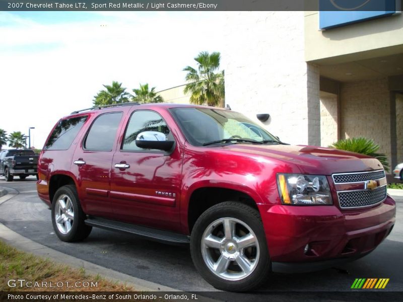 Sport Red Metallic / Light Cashmere/Ebony 2007 Chevrolet Tahoe LTZ