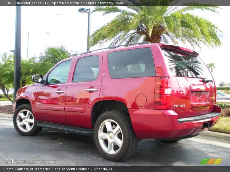 Sport Red Metallic / Light Cashmere/Ebony 2007 Chevrolet Tahoe LTZ