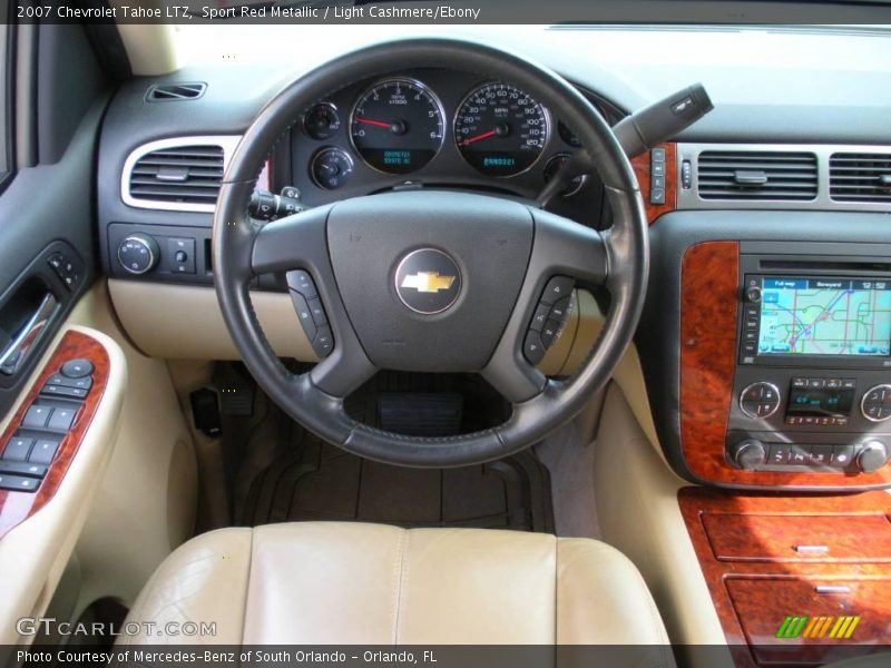 Sport Red Metallic / Light Cashmere/Ebony 2007 Chevrolet Tahoe LTZ
