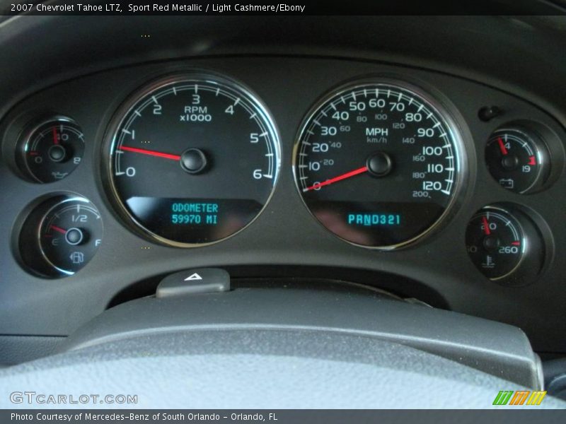 Sport Red Metallic / Light Cashmere/Ebony 2007 Chevrolet Tahoe LTZ