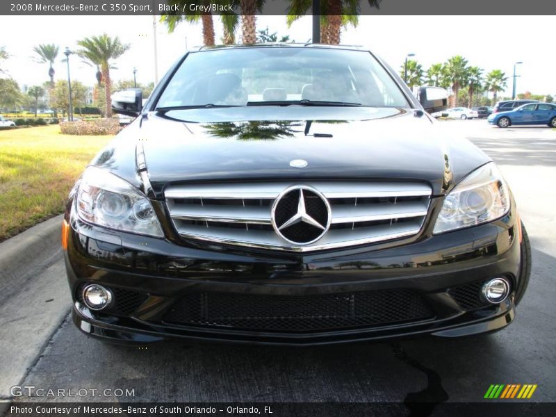 Black / Grey/Black 2008 Mercedes-Benz C 350 Sport