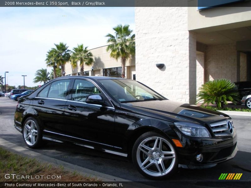 Black / Grey/Black 2008 Mercedes-Benz C 350 Sport