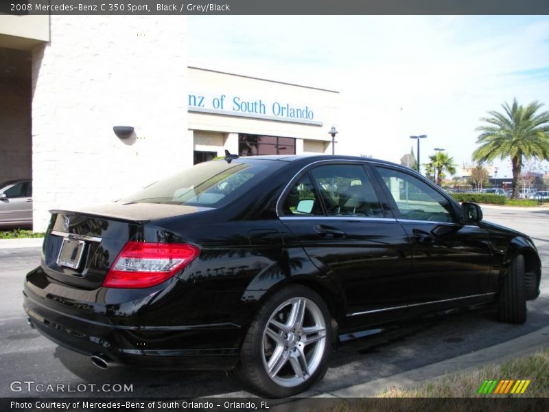 Black / Grey/Black 2008 Mercedes-Benz C 350 Sport