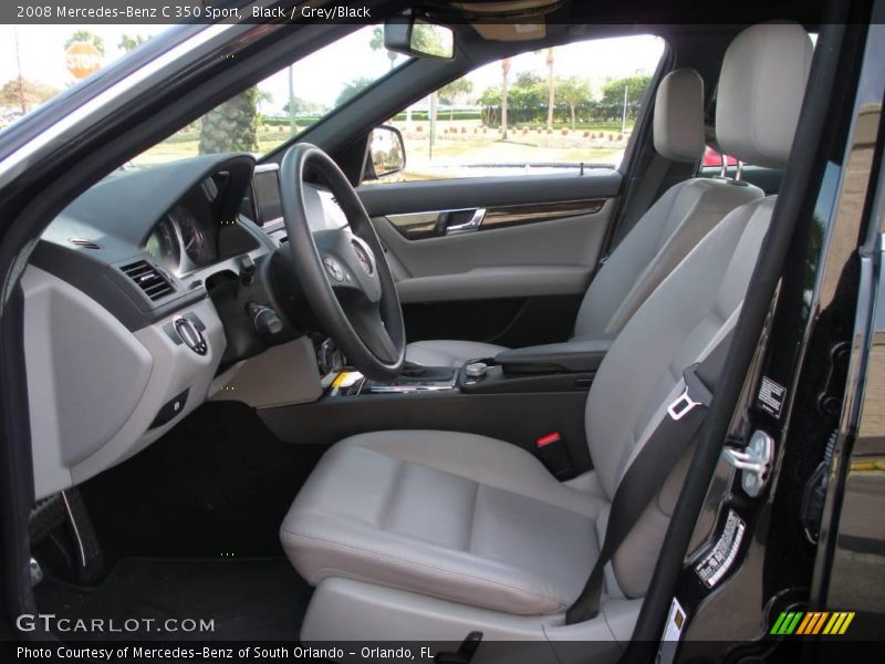 Black / Grey/Black 2008 Mercedes-Benz C 350 Sport