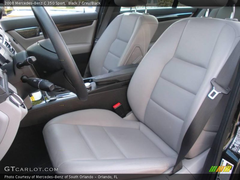 Black / Grey/Black 2008 Mercedes-Benz C 350 Sport