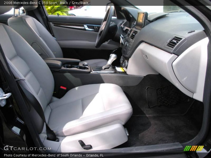 Black / Grey/Black 2008 Mercedes-Benz C 350 Sport
