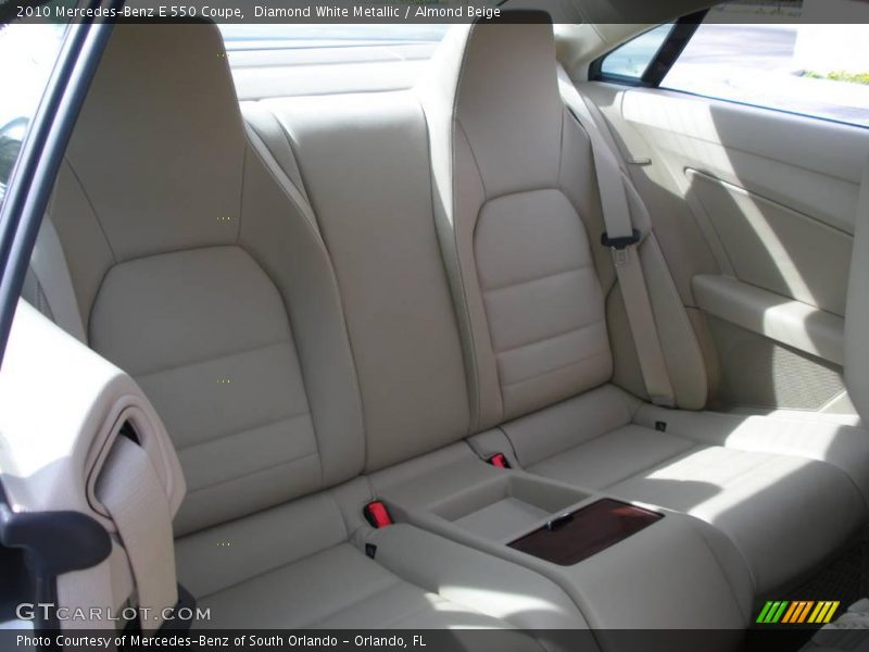 Diamond White Metallic / Almond Beige 2010 Mercedes-Benz E 550 Coupe