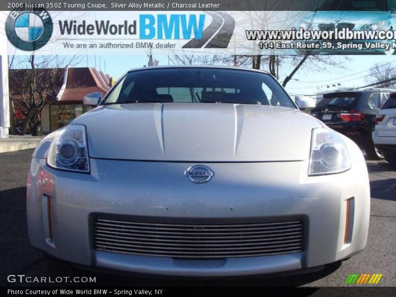 Silver Alloy Metallic / Charcoal Leather 2006 Nissan 350Z Touring Coupe