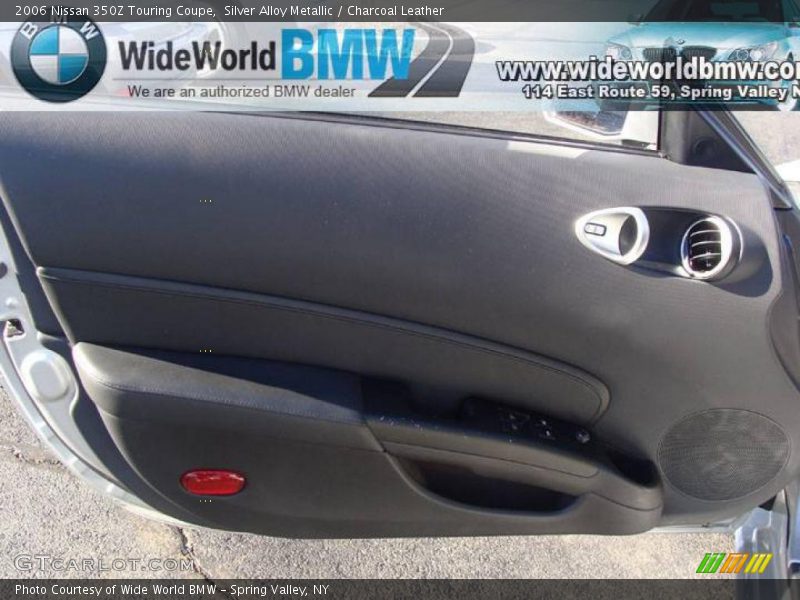 Silver Alloy Metallic / Charcoal Leather 2006 Nissan 350Z Touring Coupe