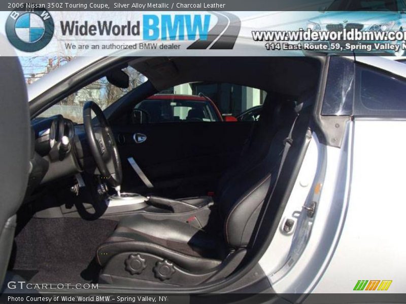 Silver Alloy Metallic / Charcoal Leather 2006 Nissan 350Z Touring Coupe
