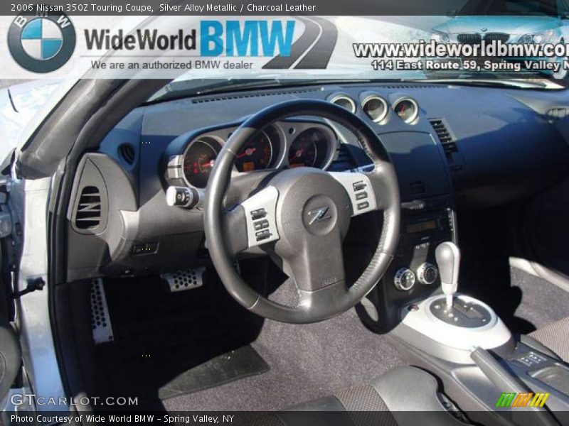 Silver Alloy Metallic / Charcoal Leather 2006 Nissan 350Z Touring Coupe