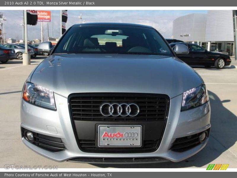 Monza Silver Metallic / Black 2010 Audi A3 2.0 TDI