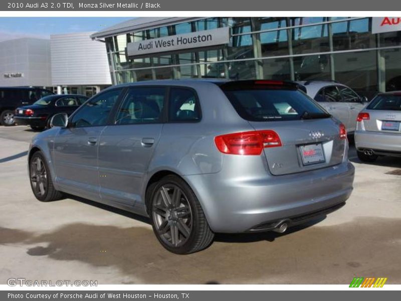 Monza Silver Metallic / Black 2010 Audi A3 2.0 TDI
