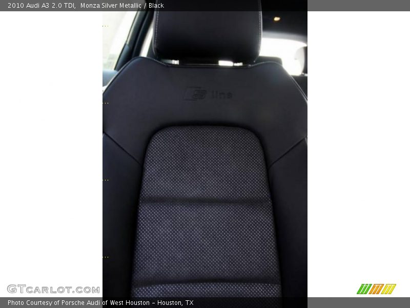 Monza Silver Metallic / Black 2010 Audi A3 2.0 TDI