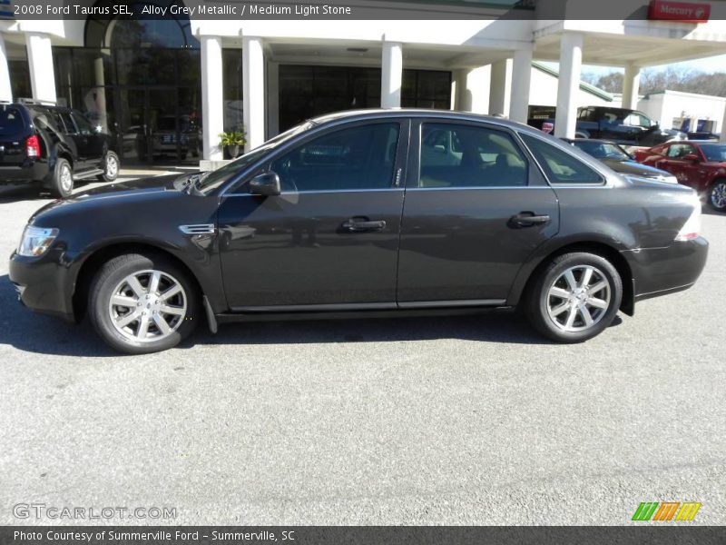 Alloy Grey Metallic / Medium Light Stone 2008 Ford Taurus SEL