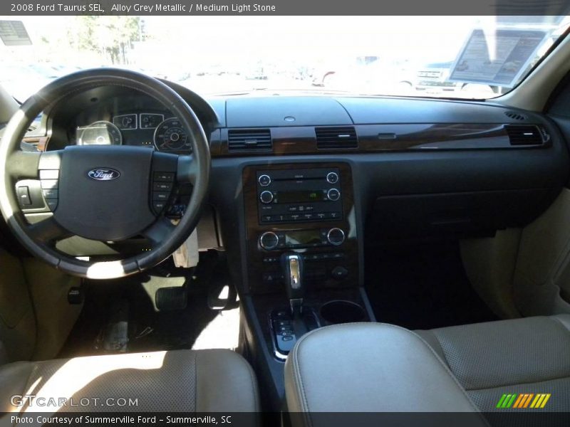 Alloy Grey Metallic / Medium Light Stone 2008 Ford Taurus SEL