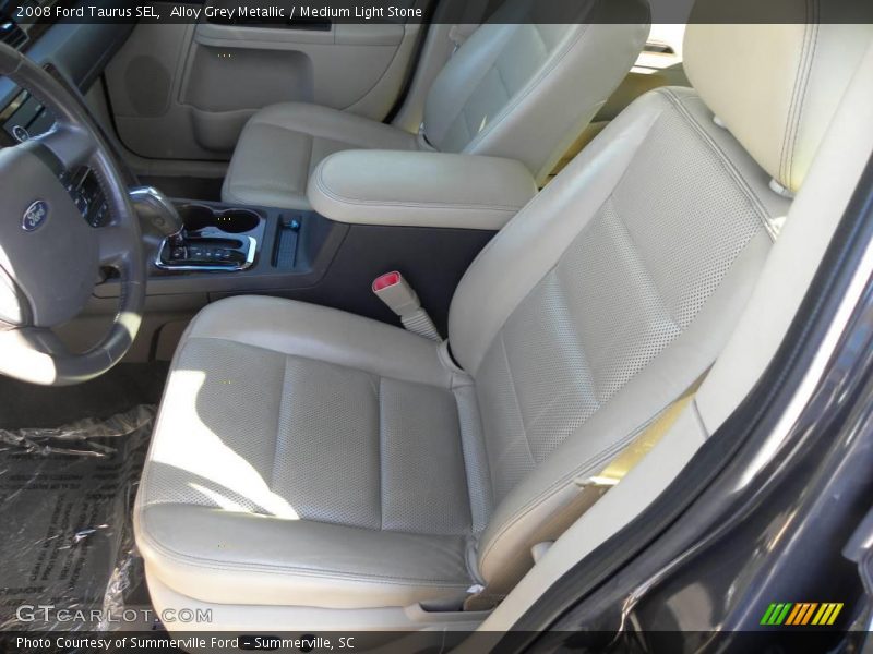 Alloy Grey Metallic / Medium Light Stone 2008 Ford Taurus SEL
