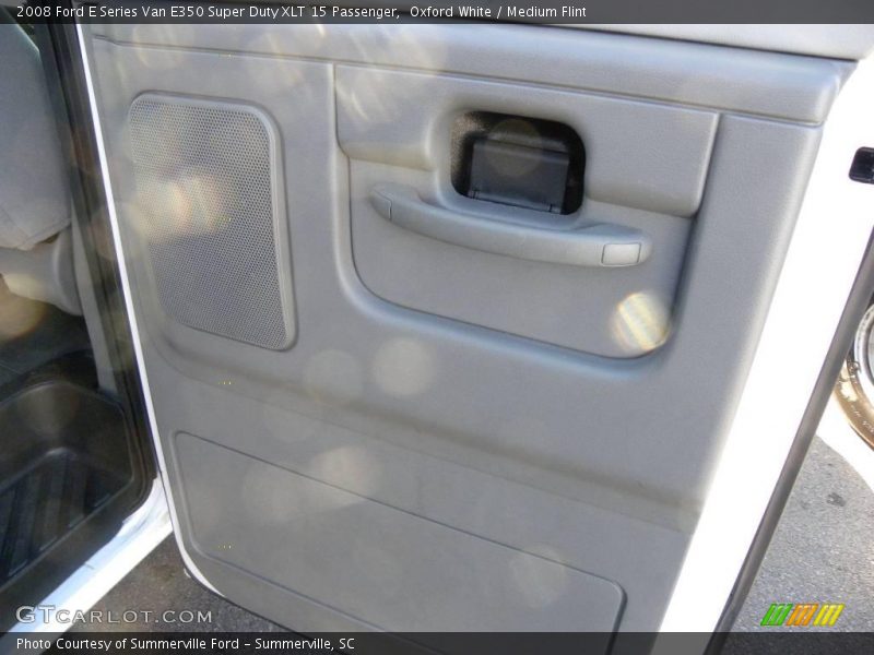 Oxford White / Medium Flint 2008 Ford E Series Van E350 Super Duty XLT 15 Passenger