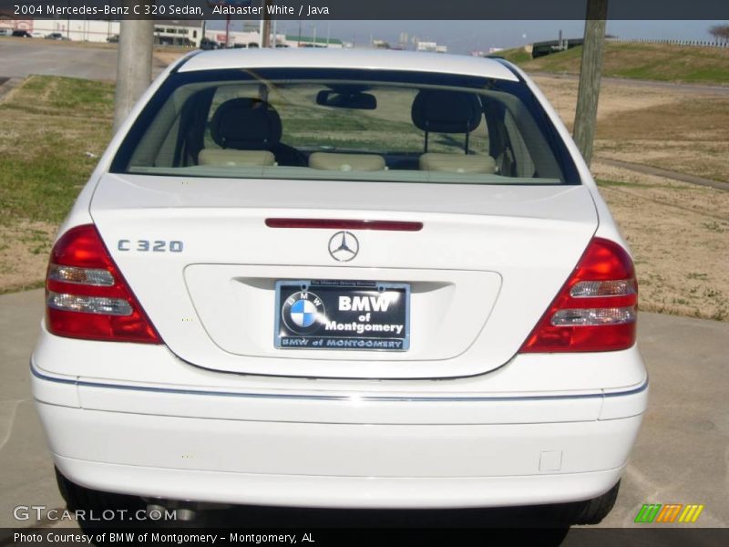 Alabaster White / Java 2004 Mercedes-Benz C 320 Sedan