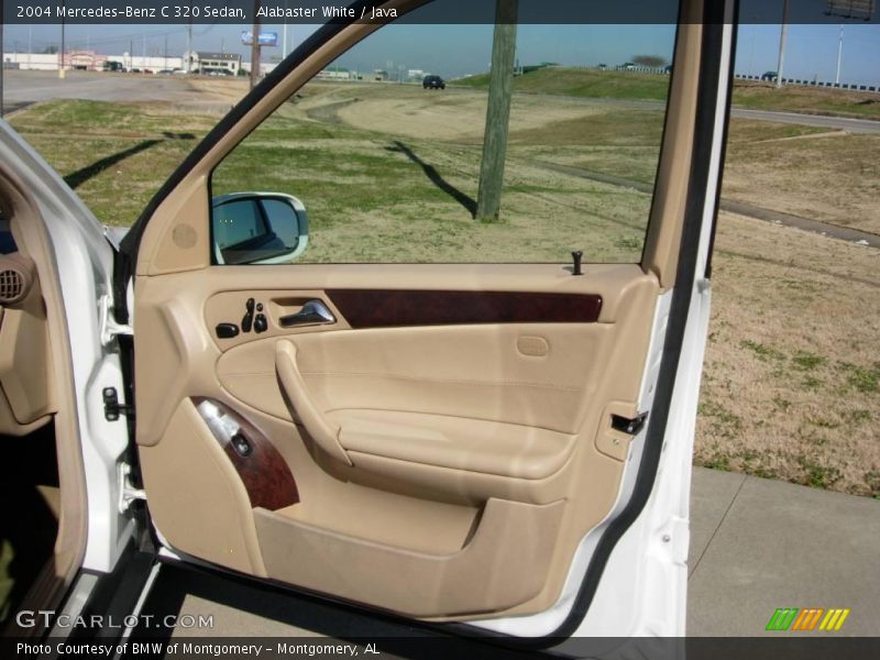 Alabaster White / Java 2004 Mercedes-Benz C 320 Sedan