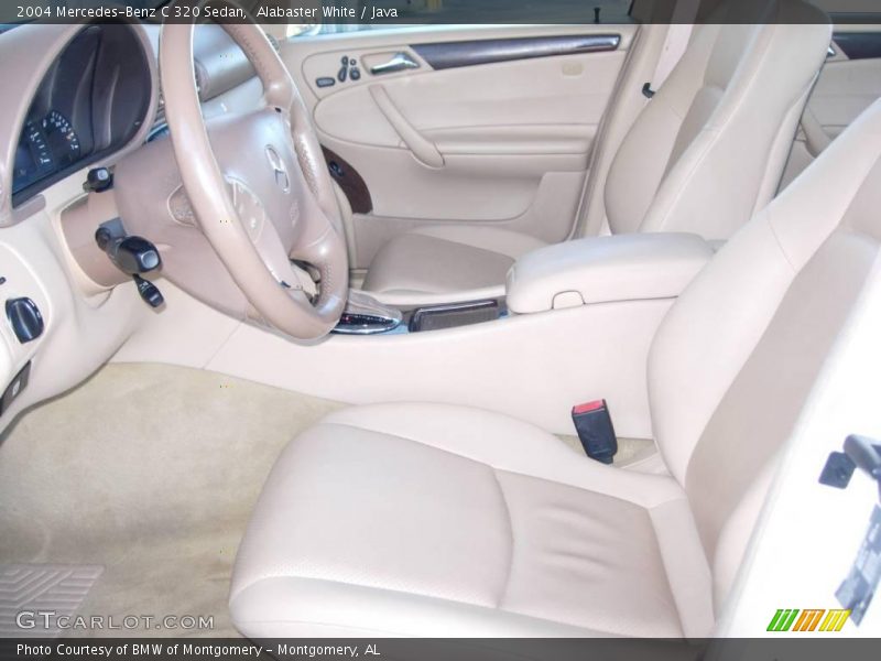Alabaster White / Java 2004 Mercedes-Benz C 320 Sedan