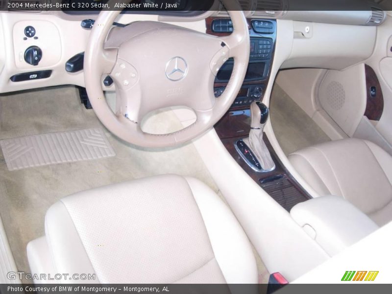 Alabaster White / Java 2004 Mercedes-Benz C 320 Sedan