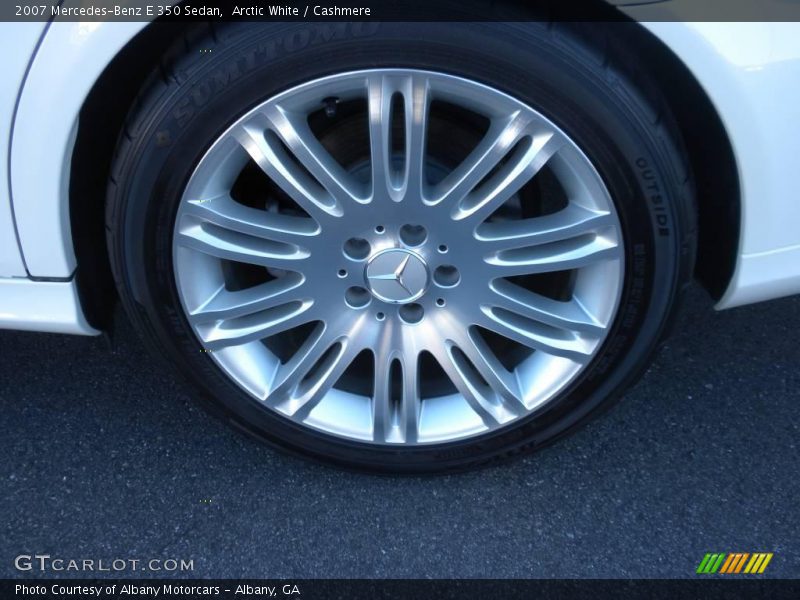 Arctic White / Cashmere 2007 Mercedes-Benz E 350 Sedan