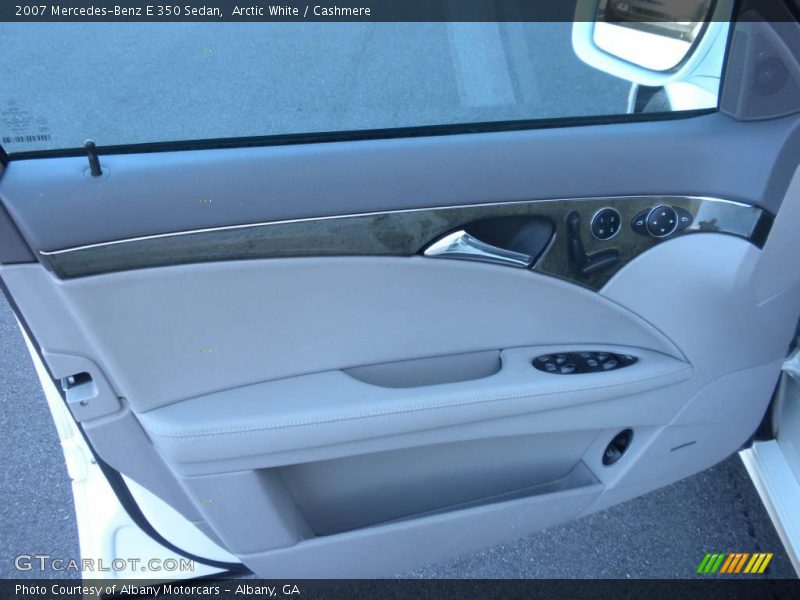 Arctic White / Cashmere 2007 Mercedes-Benz E 350 Sedan