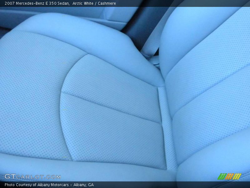 Arctic White / Cashmere 2007 Mercedes-Benz E 350 Sedan