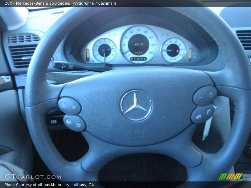 Arctic White / Cashmere 2007 Mercedes-Benz E 350 Sedan