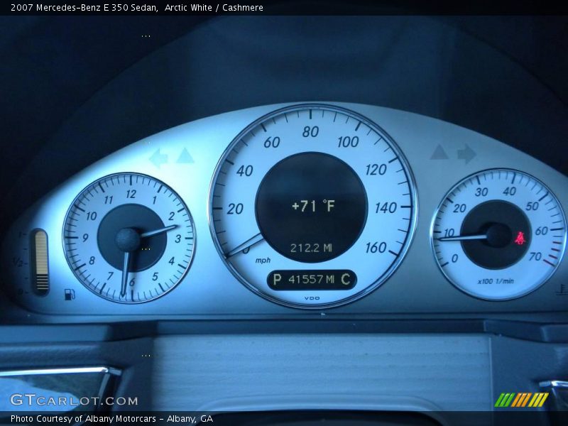 Arctic White / Cashmere 2007 Mercedes-Benz E 350 Sedan