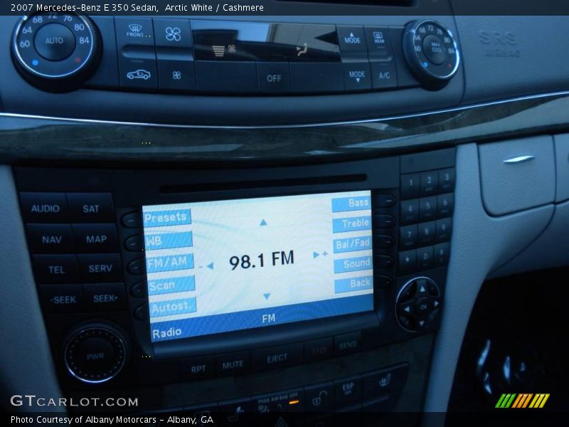 Arctic White / Cashmere 2007 Mercedes-Benz E 350 Sedan