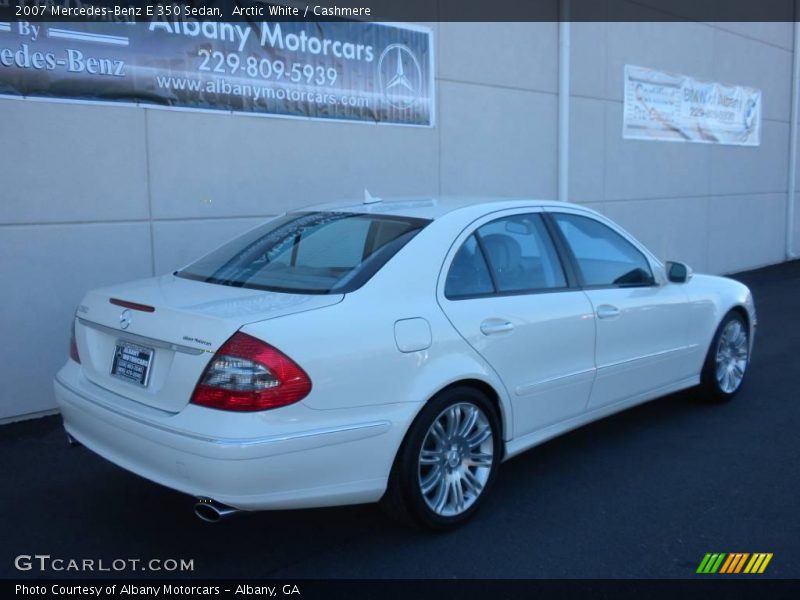 Arctic White / Cashmere 2007 Mercedes-Benz E 350 Sedan