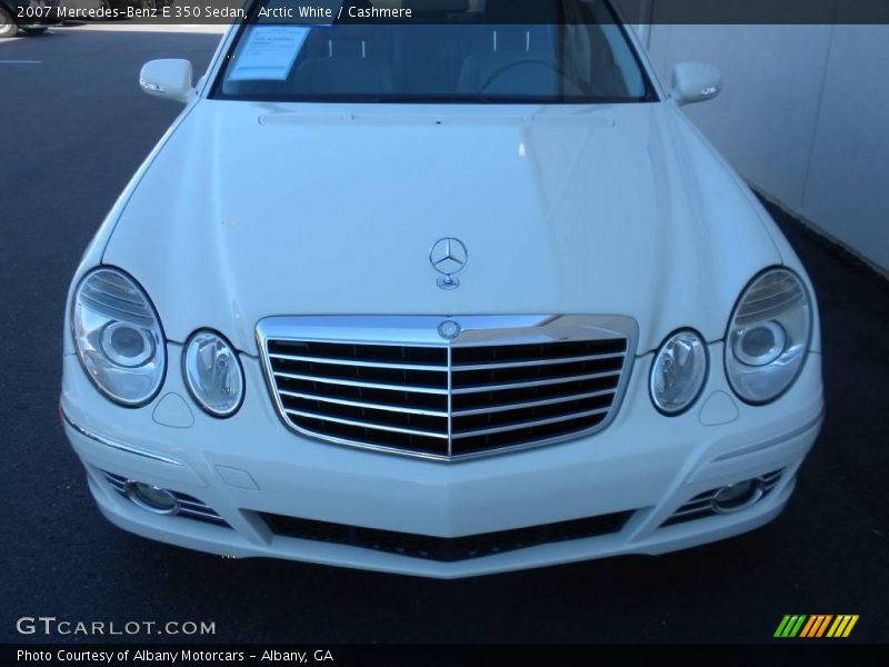 Arctic White / Cashmere 2007 Mercedes-Benz E 350 Sedan