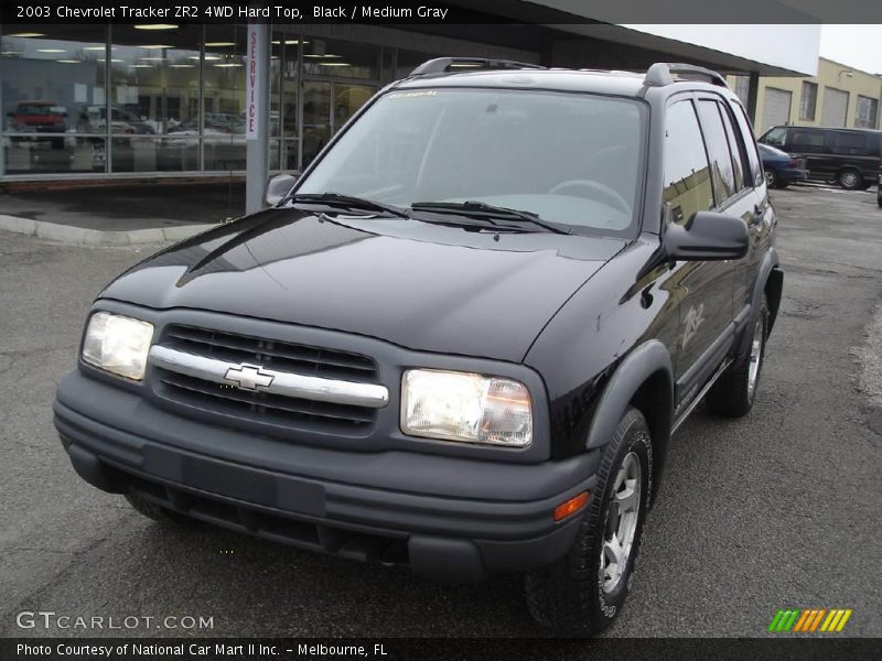 Black / Medium Gray 2003 Chevrolet Tracker ZR2 4WD Hard Top