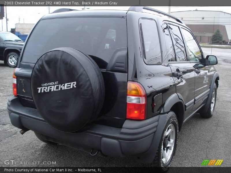 Black / Medium Gray 2003 Chevrolet Tracker ZR2 4WD Hard Top