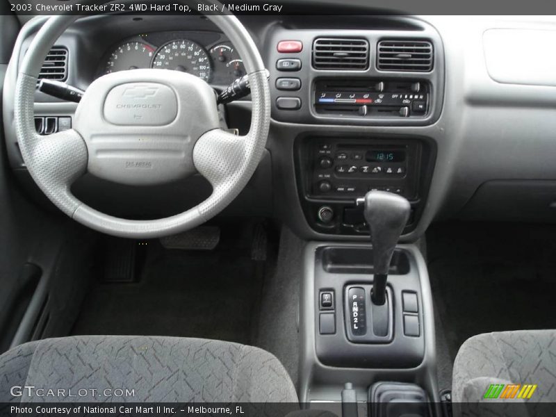 Black / Medium Gray 2003 Chevrolet Tracker ZR2 4WD Hard Top