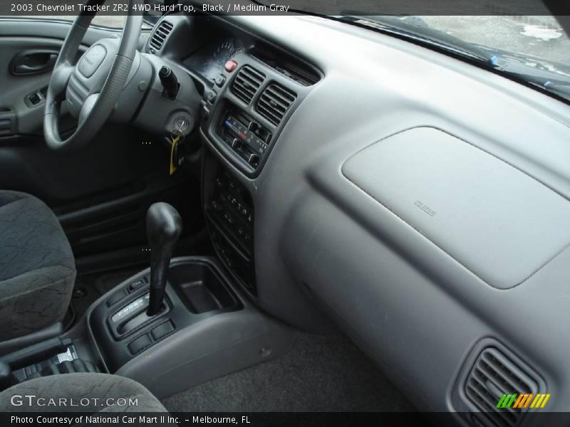 Black / Medium Gray 2003 Chevrolet Tracker ZR2 4WD Hard Top