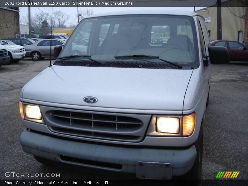 Silver Metallic / Medium Graphite 2002 Ford E Series Van E150 Cargo