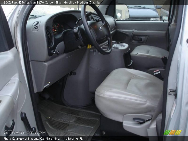 Silver Metallic / Medium Graphite 2002 Ford E Series Van E150 Cargo