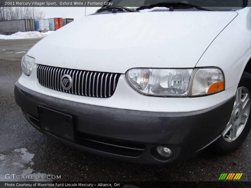 Oxford White / Portland Gray 2001 Mercury Villager Sport